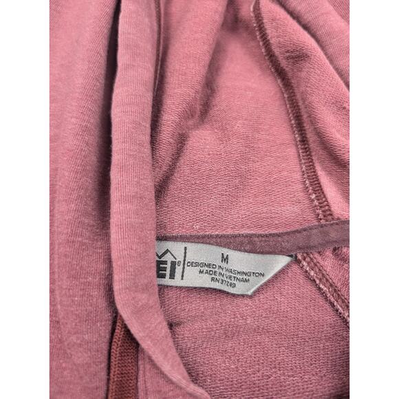 REI Co Op Jacket Women Medium Pink Athleisure Full Zip Hooded Gorpcore Outdoor - Picture 2 of 6